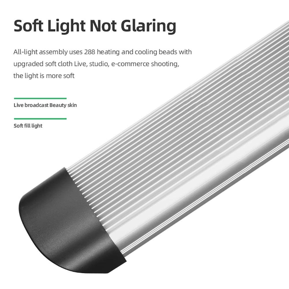 AMBITFUL Esthetician Light AL-20 with Phone Holder, Adjustable Tripod, Remote Control, LCD Screen - 3000K-6000K for Makeup, Manicure, Tattoo